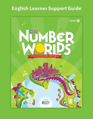 Book cover for Number Worlds Level A, English Learner Support Guide