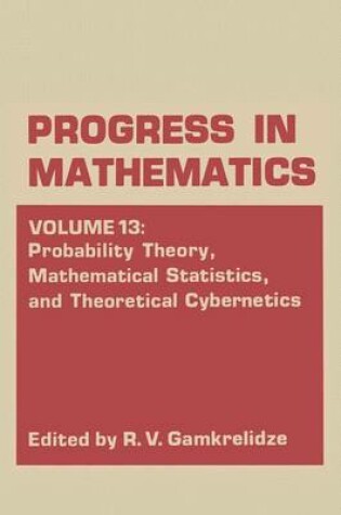 Cover of Probability Theory, Mathematical Statistics, and Theoretical Cybernetics