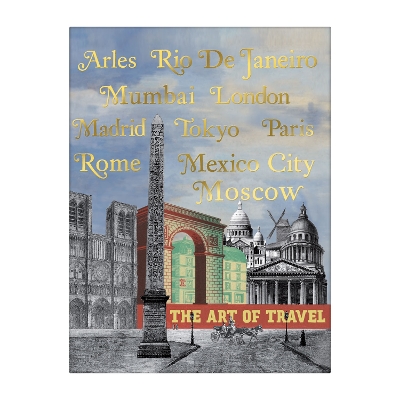 Book cover for Christian Lacroix The Art of Travel Postcards