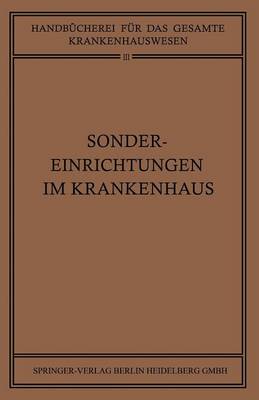 Cover of Sondereinrichtungen im Krankenhaus