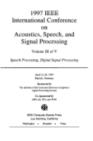 Cover of Acoustics, Speech and Signal Processing (Icassp '97)