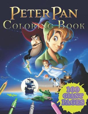 Book cover for Peter Pan Coloring Book