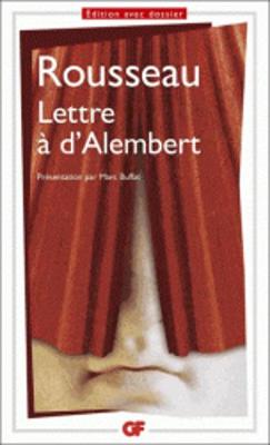 Book cover for Lettre a d'Alembert