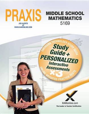 Book cover for Praxis Middle School Mathematics 5169 Book and Online