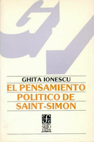 Cover of El Pensamiento Politico de Saint-Simon