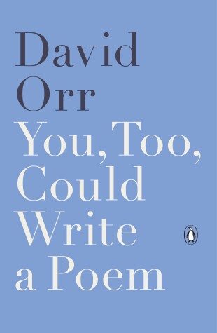 Book cover for You, Too, Could Write a Poem