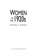 Book cover for Women in the 1920s