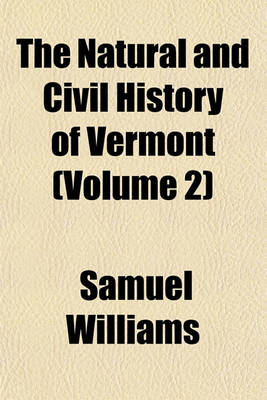 Book cover for The Natural and Civil History of Vermont Volume 1