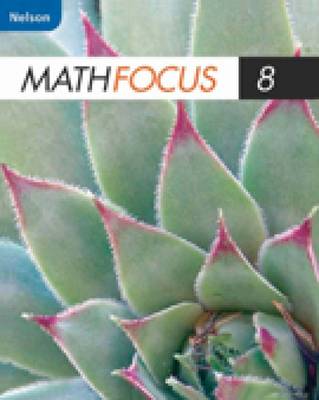 Book cover for Nelson Math Focus 8