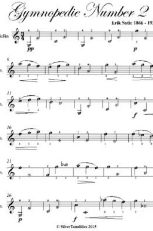 Cover of Gymnopedie Number 2 Easy Violin Sheet Music