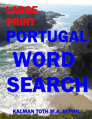 Book cover for Large Print Portugal Word Search