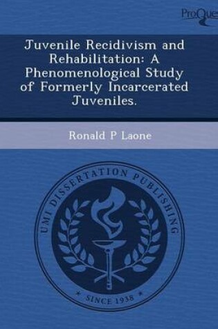 Cover of Juvenile Recidivism and Rehabilitation: A Phenomenological Study of Formerly Incarcerated Juveniles