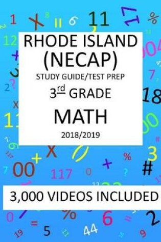 Cover of 3rd Grade RHODE ISLAND NECAP TEST, 2019 MATH, Test Prep