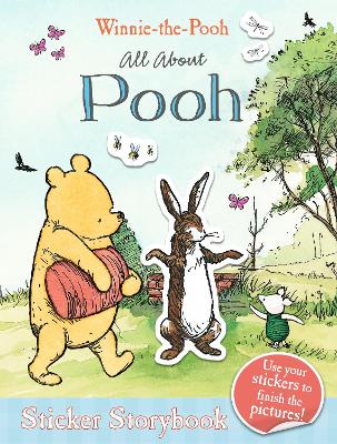 Book cover for All About Pooh Sticker Storybook