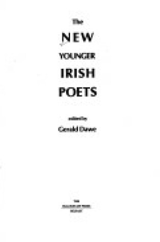 Cover of The New Younger Irish Poets