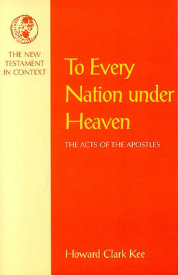 Cover of To Every Nation Under Heaven