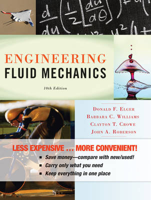 Book cover for Engineering Fluid Mechanics 10e Binder Ready Version + WileyPLUS Registration Card