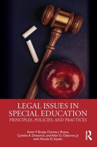 Cover of Legal Issues in Special Education