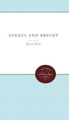 Book cover for Lukacs and Brecht