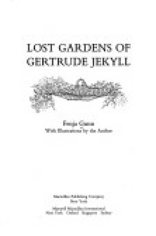 Cover of The Lost Gardens of Gertrude Jeklyll