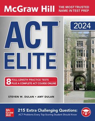 Book cover for McGraw Hill ACT Elite 2024