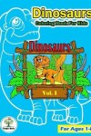 Book cover for Dinosaur coloring book