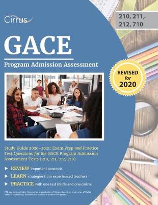 Book cover for GACE Program Admission Assessment Study Guide 2020-2021