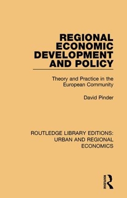 Cover of Regional Economic Development and Policy