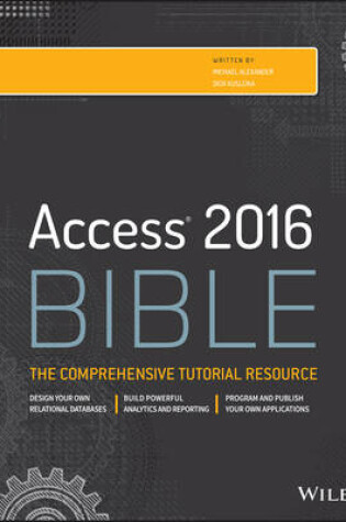 Cover of Access 2016 Bible