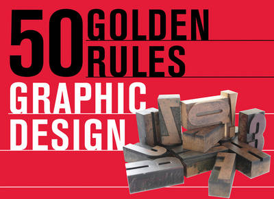 Book cover for 50 Golden Rules Graphic Design