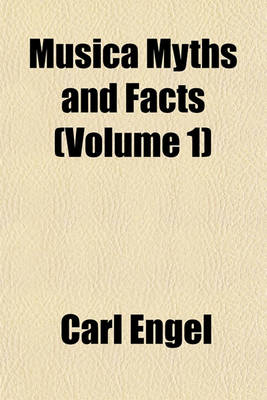 Book cover for Musica Myths and Facts (Volume 1)