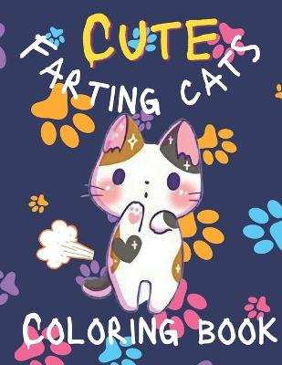 Book cover for Cute farting cats Coloring book