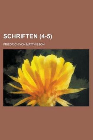 Cover of Schriften (4-5)