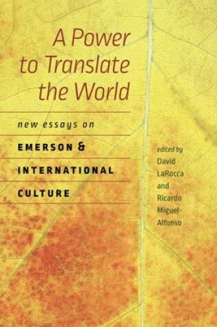 Cover of A Power to Translate the World