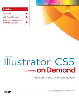 Book cover for Adobe Illustrator Cs5 on Demand