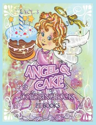 Book cover for Angel and Cake Coloring Book