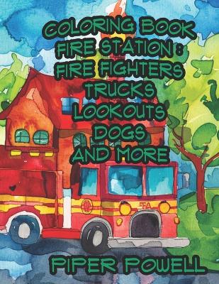 Book cover for Coloring Book Fire Station