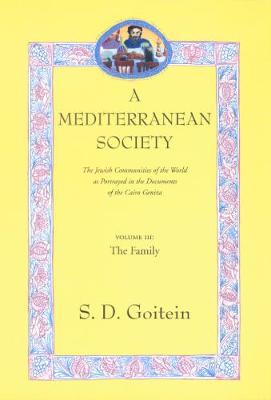Cover of A Mediterranean Society, Volume III