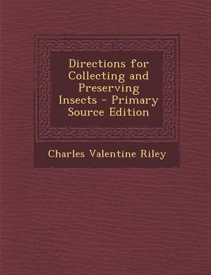 Book cover for Directions for Collecting and Preserving Insects