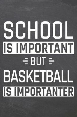 Cover of School is important but Basketball is importanter