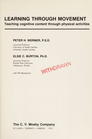 Cover of Learning Through Movement