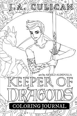 Book cover for Keeper of Dragon: Coloring Journal