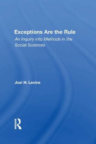 Cover of Exceptions Are the Rule