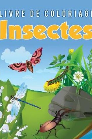 Cover of Livre de coloriage Insectes