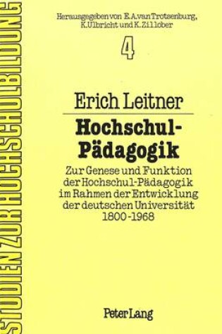 Cover of Hochschul-Paedagogik