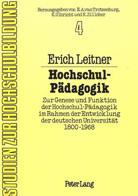 Book cover for Hochschul-Paedagogik