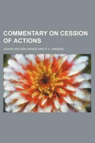 Cover of Commentary on Cession of Actions