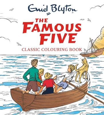 Book cover for The Famous Five Classic Colouring Book