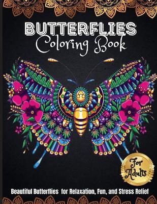 Book cover for Butterflies Coloring Book