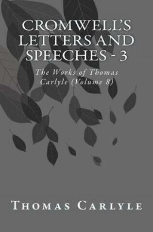 Cover of Cromwell's Letters and Speeches - 3